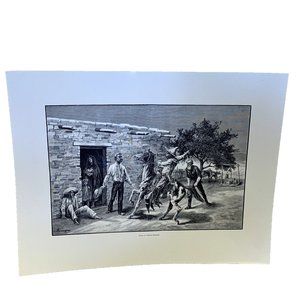 Frederic Remington "The Apaches Are Coming" Print from Harper's Weekly